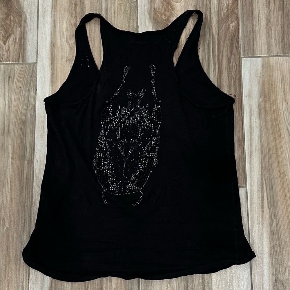 Zadig & Voltaire tank top with back scarab